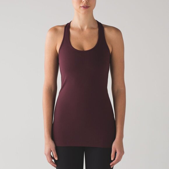 Lululemon Cool Racerback in Bordeaux Drama size 4 - Picture 1 of 5